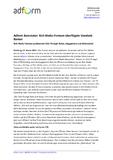 Adform Barometer: Rich Media-Formateüberflügeln Standard-Banner