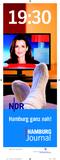 „Hamburg ist von den Socken!“ – Plakate für das Hamburg Journal sorgt für Aufsehen