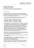 OEKO-TEX® Prüfkriterien: Neuregelungen 2014