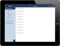 Neue iPad App für mobilen Zugriff auf net-files Daten- und Projekträume