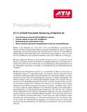 A.T.U schließt finanzielle Sanierung erfolgreich ab