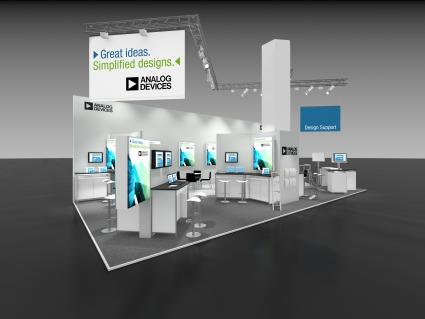 Analog Devices zeigt sein Smart-Integration-Konzept und seine strategischen Partnerschaften auf der Embedded World 2014 (FOTO)