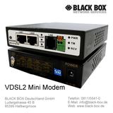 VDSL2 Modem von Black Box ertüchtigt Telefonleitungen zu hohen Datenübertragungsraten