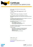 SAP Zertifizierung für target erneuert