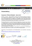 Symposium: Offshore-Windparks – aber sicher!