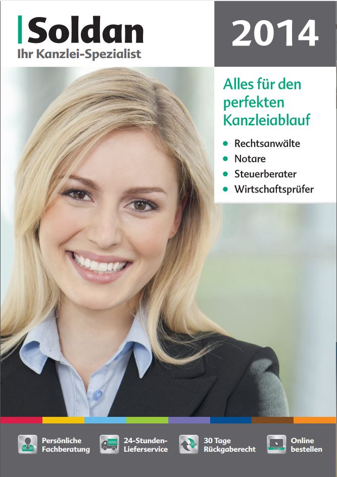 Der neue Soldan Kanzlei-Katalog 2014 ist da
