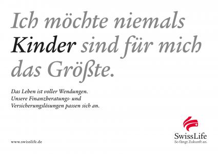 Swiss Life Deutschland startet Werbekampagne mitüberraschenden Wendesätzen (FOTO)