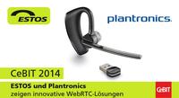 CeBIT 2014: ESTOS und Plantronics zeigen innovative WebRTC-Lösungen