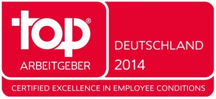 Erneute Auszeichnung für Berufs- und Karrierechancen: Deutsche Vermögensberatung (DVAG) ist zertifizierter „Top Arbeitgeber Deutschland 2014“ (FOTO)