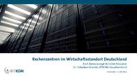 200.000 Beschäftige arbeiten für deutsche Rechenzentren