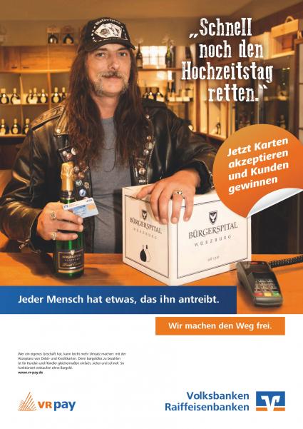 Den Hochzeitstag retten / Neue Kampagne für Firmenkunden der Volksbanken Raiffeisenbanken (FOTO)