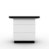Multitouchtisch mit beweglichem Display
