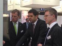 Besucher der CeBIT 2014 erlebten ein einzigartiges Programm auf dem Stand der net-Com AG im Public Sector Parc