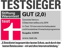 G Data InternetSecurity ist Testsieger bei Stiftung Warentest