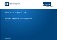 BVDW Trend in Prozent (TiP): Unternehmen sehen hohen Bedarf an webbasierten Anwendungen und Lösungen – zögern bei Investitionen aber noch aufgrund von Bedenken bei Datensicherheit und -schutz