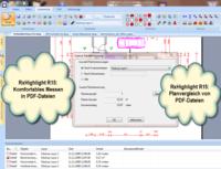 Messen von Flächen  in PDF-Dateien  und CAD-Formaten in RxHighlight