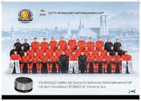 SOUND2GO stattet die deutsche Nationalmannschaft zur IIHF Eishockey- Weltmeisterschaft mit dem Soundpuck Big Bass XL Universe mit NFC-Technik aus
