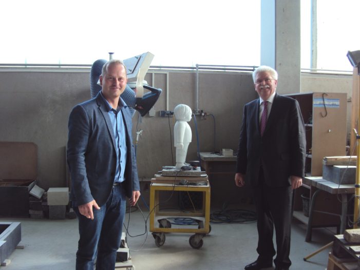 Martin Zeil besucht Stein Hanel