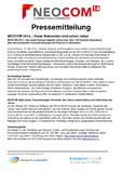 NEOCOM 2014 – Diese Referenten sind schon dabei