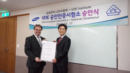 Samsungs Testlabor für LED-Komponenten erhält Anerkennung des VDE-Instituts (FOTO)
