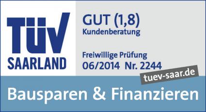 LBS Rheinland-Pfalz erhält TÜV-Siegel Kundenberatung „Bausparen& Finanzieren“ / TÜV Saarland benotet Beratungsqualität und -prozesse mit 1,8 (FOTO)