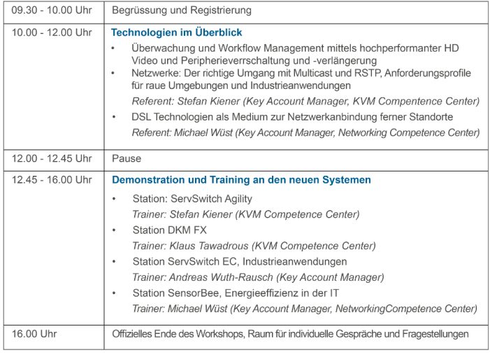 State-of-the-Art KVM-Technologie auf der kostenlosen Roadshow von Black Box im Juni und Juli 2014