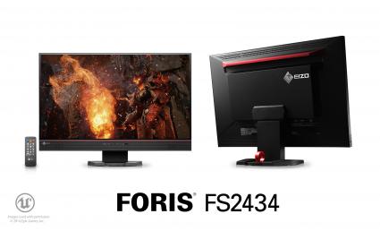 Smart, smarter, EIZO: Der neue Gaming-Monitor FORIS FS2434 mit eigens entwickelten Smart-Technologien und IPS-LCD-Panel für eine optimale Bildqualität (FOTO)