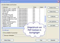Stapel-Drucken mit RxHighlight