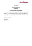Hauptversammlung / Neue Aufsichtsratsmitglieder