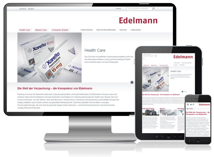 Edelmann präsentiert die Welt der Verpackung online