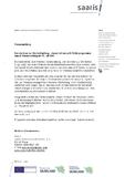 Von der Idee zur Wertschöpfung – darum lohnen sich Förderprogramme saar.is-Veranstaltung am 10. Juli 2014