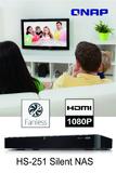 QNAP bringt mit HS-251 lautloses und elegantes Home-Entertainment-NAS ohne Lüfter