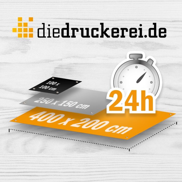 Jetzt Mesh- und PVC-Planen im Blitzdruck bei diedruckerei.de Jetzt Mesh- und PVC-Planen im Blitzdruck bei diedruckerei.de