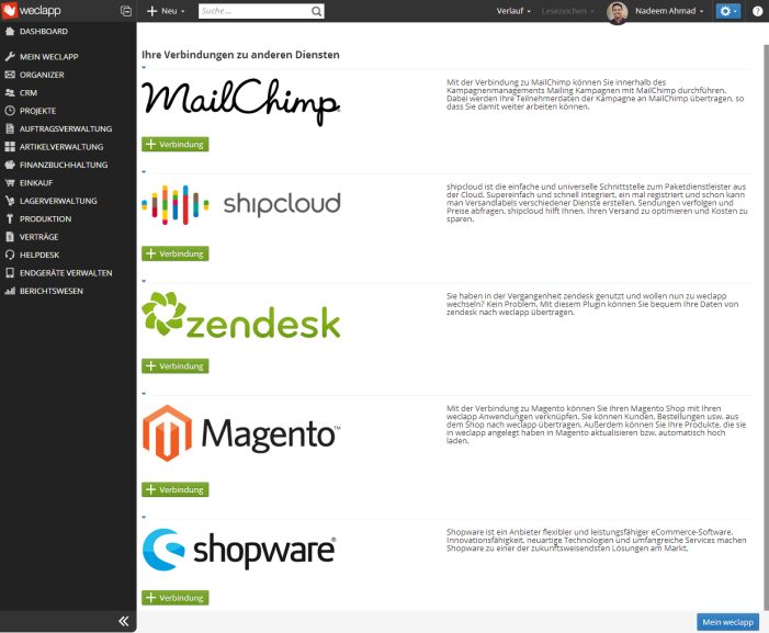 weclapp Anbindung an cloud-basierten Logistikservice von shipcloud erleichtert den Versandhandel grundlegend