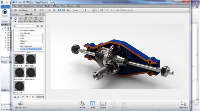 SpaceClaim Engineer Service Pack 2: Fotorealistische Renderings erstellen SpaceClaim Engineer Service Pack 2: Fotorealistische Renderings erstellen