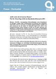 Prof. Dr. Claus Hipp erhält den Querdenker-Ehrenpreis 2014 Prof. Dr. Claus Hipp erhält den Querdenker-Ehrenpreis 2014