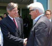 Außenminister Frank-Walter Steinmeier besucht Schaeffler Mexiko