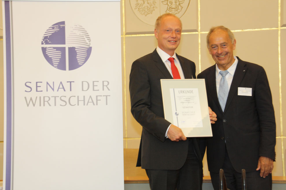 Bedeutendes Ehrenamt: Uwe Thomsen zum Senator der Wirtschaft berufen
