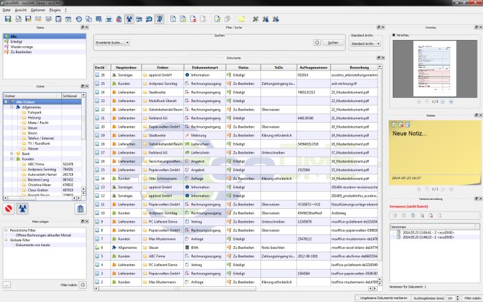 Großes Archivsystem zum kleinen Preis