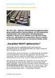 Entgegen anderslautenden Berichten: Schreibmaschinen aller Art sind garantiert nicht abhörsicher!
