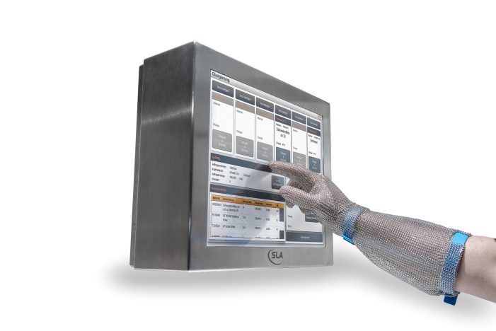 Lebensmitteltaugliches Touch-Terminal: Industriecomputer aus Edelstahl