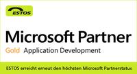ESTOS 2014 erneut als Microsoft?Gold Partner Application Development? zertifiziert