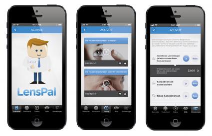 Kontaktlinsentragen leicht gemacht / Die interaktive ACUVUE® LENSPAL[TM] App bietet praktische Tipps zu Handhabung und Pflege von Kontaktlinsen und unterstützt Neuträger bei der Eingewöhnung (FOTO)