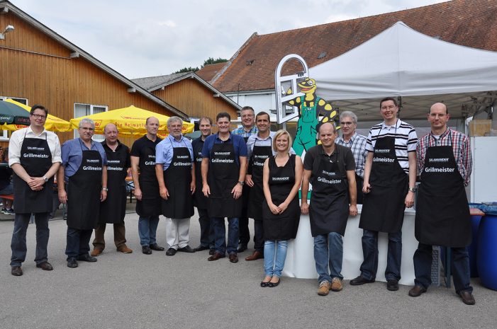 Salamander: Grillfest für die Mitarbeiter
