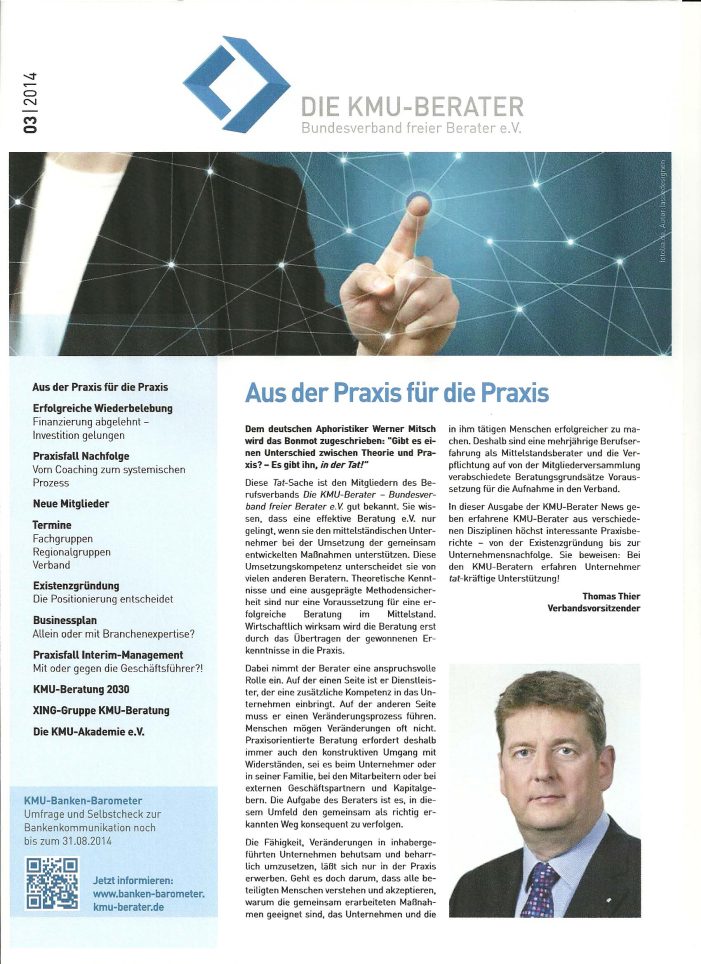 Gute Mittelstandsberatung: Auf die Umsetzung kommt es an!