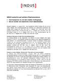 INDUS weiterhin auf solidem Wachstumskurs