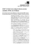 CONET UC Radio Suite schlägt die Brücke zwischen Leitstellen, TETRA- und LTE-Netzen