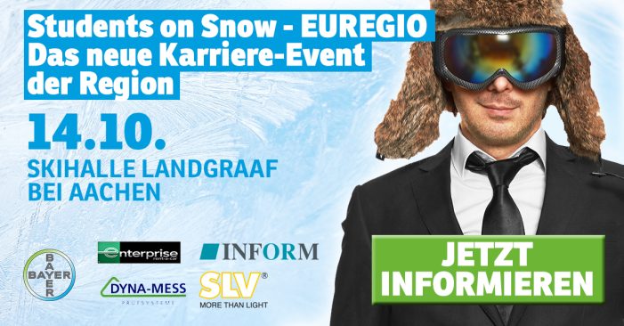 Wirtschaftsregion Aachen: Eiskalt Karriere machen auf der innovativsten Karrieremesse in der Euregio