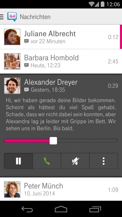 Die Voicemail-to-Text-Plattform Dragon von Nuance ergänzt den Mobilbox Pro Service der Deutschen Telekom (FOTO)