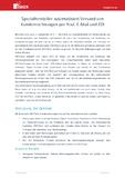 Spezialhersteller automatisiert Versand von Kundenrechnungen per Post, E-Mail und EDI